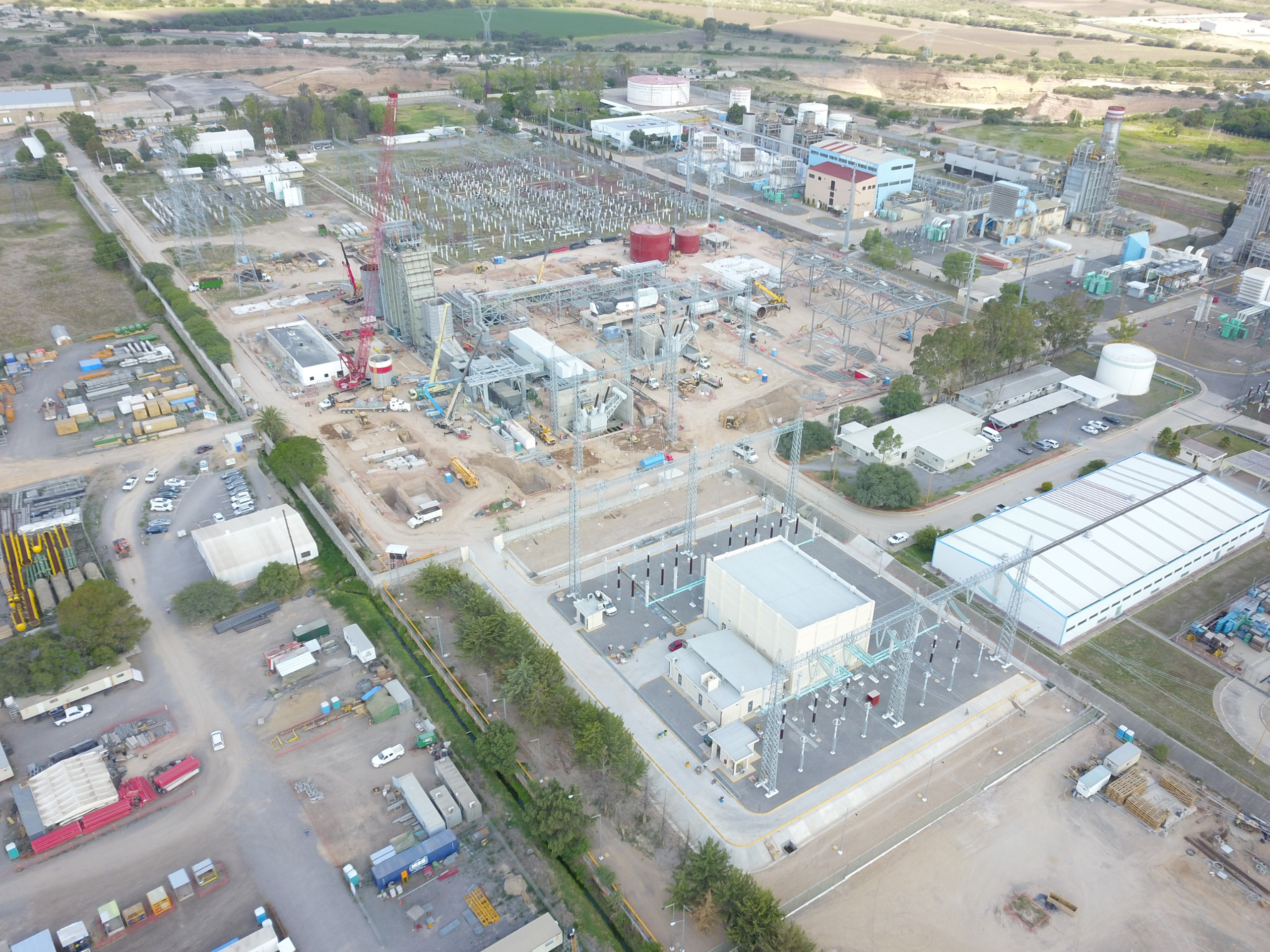 Subestación Elevadora y de Maniobras GIS El Sauz II 400 kV